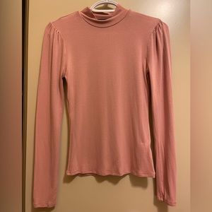 Light weight mock neck top